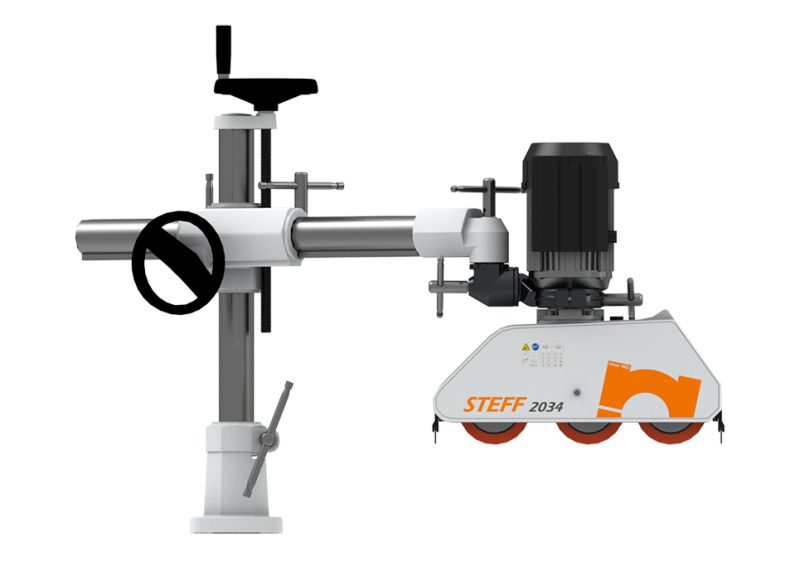 Steff 2034 3-Roll 4-Speed Feeder With Stand