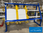 JLT #717C-CHBB – Double Miter Door Clamp 38" X 96" Capacity