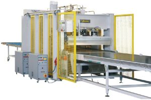 Joos DLP / OK Downstroke End-load: Throughfeed Hot Press