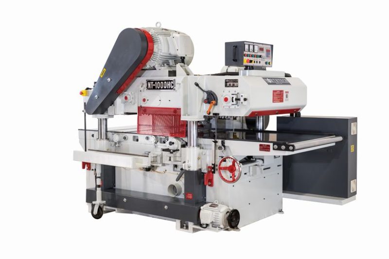 Northtech NT 1000HCHD-XL 75HP+60HP Double Surface Planer (w/ Helical Cutterheads)