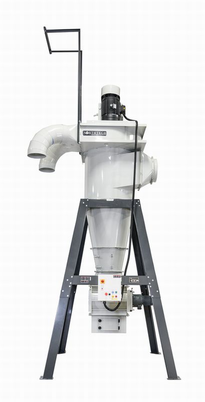 Northtech NT-2ST-20XL-RAL 2-Stage 20 HP Dust Collector (w/ Rotary Air Lock)