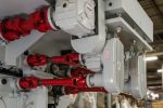 Northtech NT 610SC-I 40HP+30HP Double Surface Planer (w/ Helical Cutter Heads)