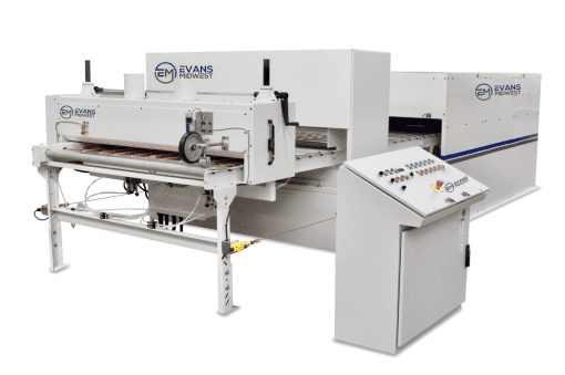 Evans Midwest CLS 400/500 Waterbase Laminating System With Fixed Spray Guns
