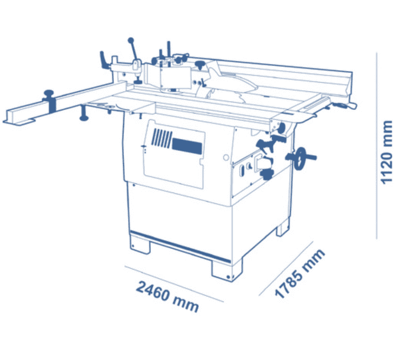 SCM minimax c 26g Combination Machine (1-Phase)