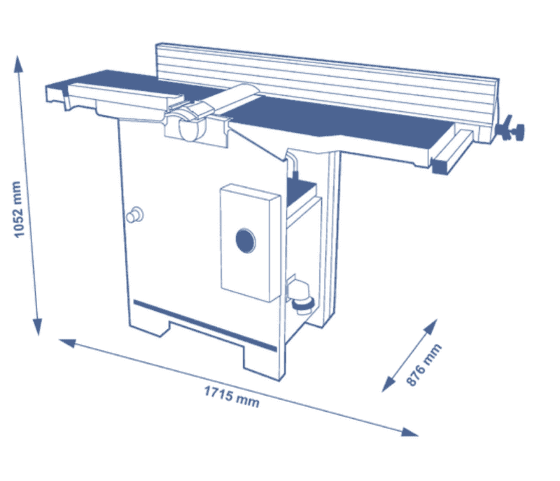 SCM minimax fs 30c 12" Jointer Planer (1-phase)