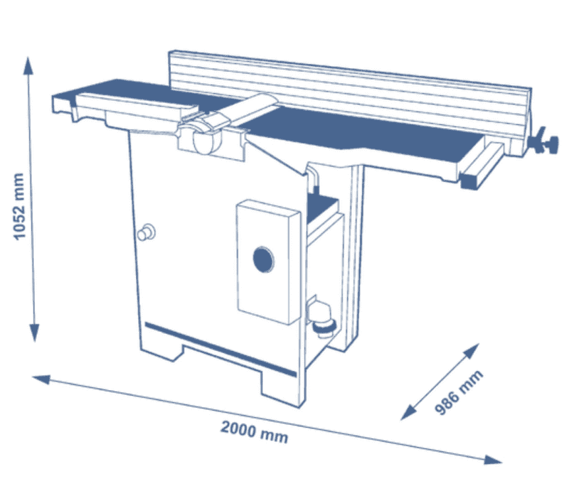 SCM minimax fs 41c 16" Jointer Planer (1-phase)