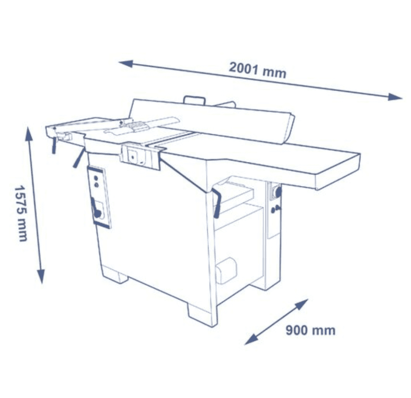 SCM minimax fs 41e 16" Jointer Planer (1-phase)
