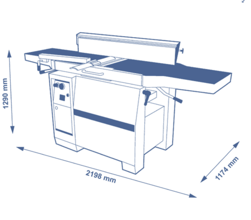 SCM minimax fs 41es 16" Jointer Planer (1-Phase & 3-Phase)