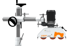 Steff 2038 3-Roll 8-Speed Feeder With Stand