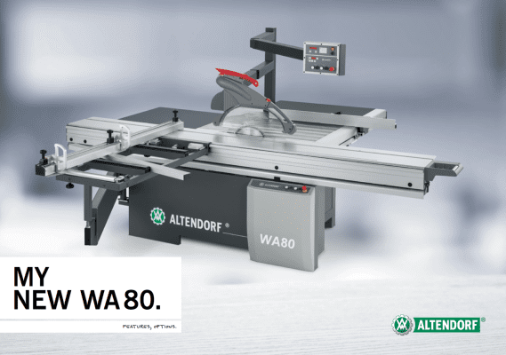 Altendorf WA80 Sliding Table Saw Main Product Image