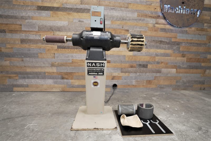 Crouch Nash 180 Double Arbor Balloon and Flap Wheel Sander