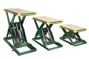 Southworth Backsaver Hydraulic Lift table with platform sizes up to 72" x 96"