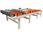 Evans Midwest LT4280 Layup Table/ Indexing Table + Motorized Laminate Rack