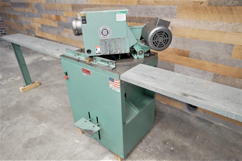 CTD D45 Double Miter Saw W/Infeed/Outfeed Tables