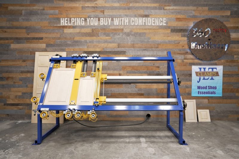 JLT #717C-M1-CHBB Large Capacity Double Door Miter Door Clamp