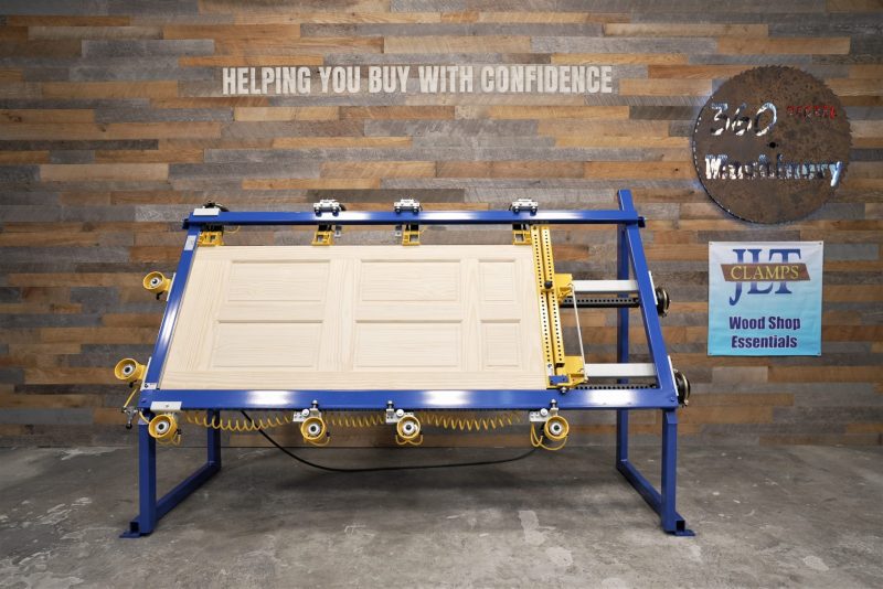 JLT #717C-M1-CHBB Large Capacity Double Door Miter Door Clamp