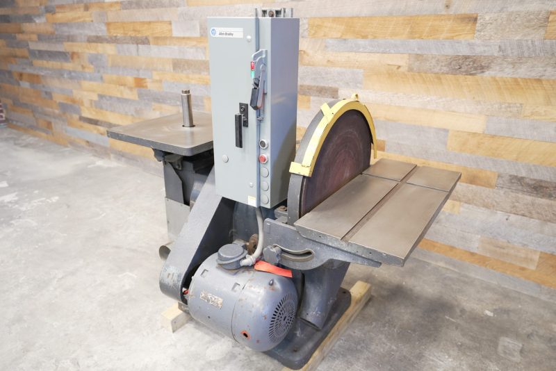 Wysong & Miles NO. 303 Combination Disk and Oscillating Spindle Sander