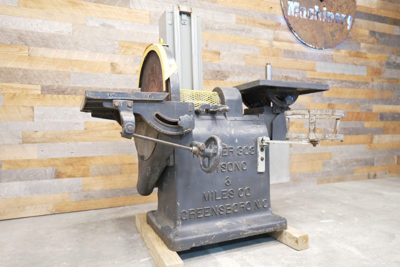 Wysong & Miles NO. 303 Combination Disk and Oscillating Spindle Sander