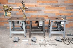 (3) Weaver Shapers, 3 Roll Power Feed, & More (For Raised Panel Doors)