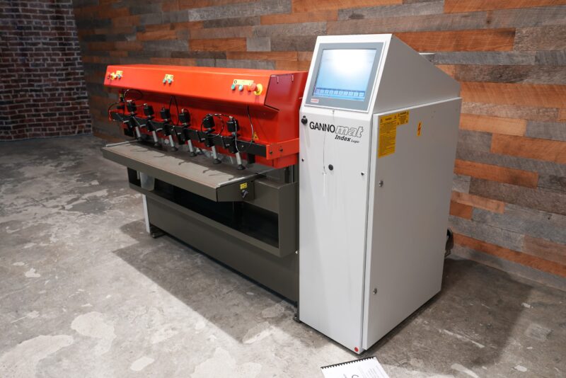 2018 Gannomat Index 130 Logic Bore Glue And Dowel Machine (W/Top Drilling Option)