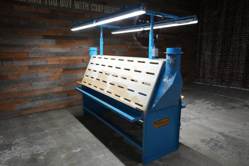 Denray 2 Sided 3096 "A" Frame Down Draft Sanding Table