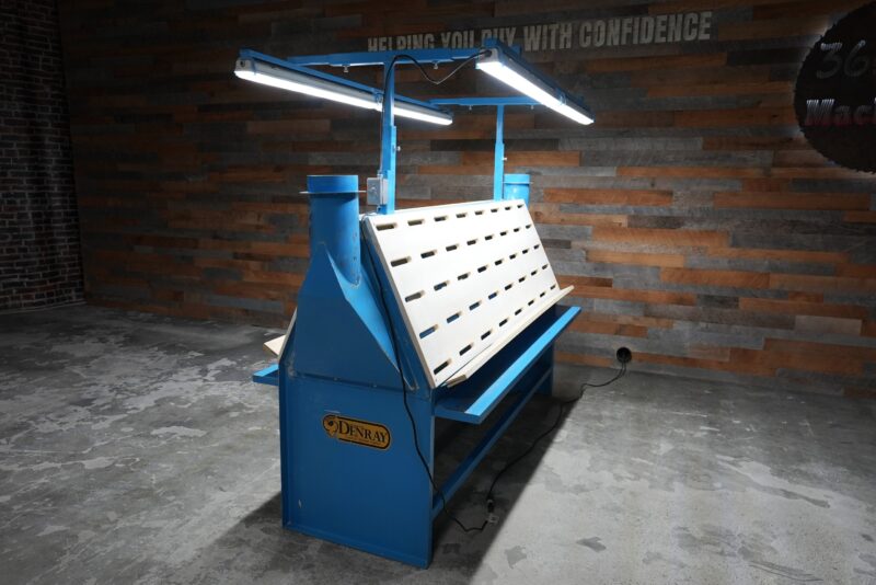 Denray 2 Sided 3096 "A" Frame Down Draft Sanding Table