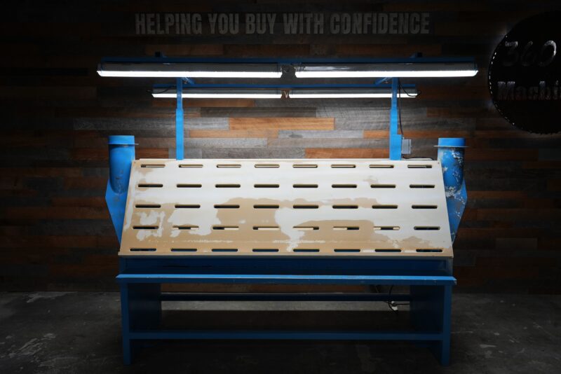 Denray 2 Sided 3096 "A" Frame Down Draft Sanding Table