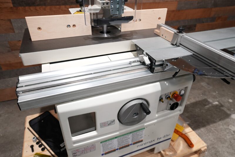 NEW SCM minimax tw 45c Shaper w/Sliding Table (IN STOCK)