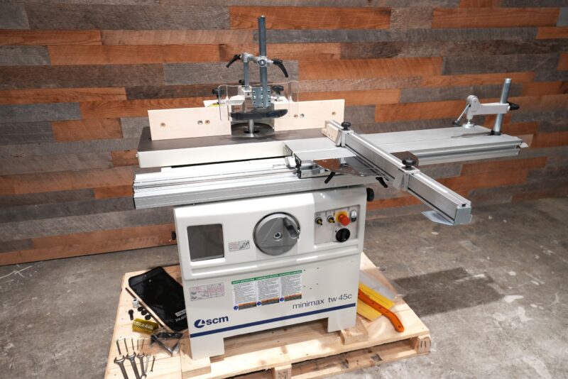 NEW SCM minimax tw 45c Shaper w/Sliding Table (IN STOCK)
