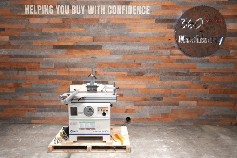 NEW SCM minimax tw 45c Shaper w/Sliding Table (IN STOCK)