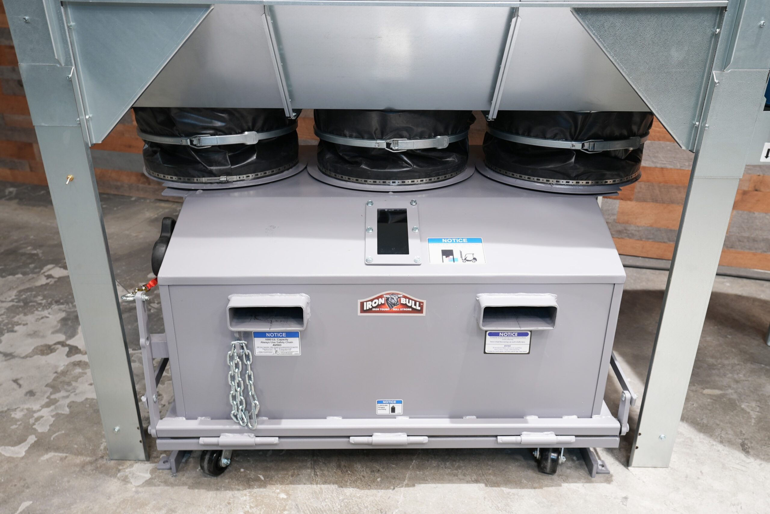 NEW IronBull Sawdust Dust Hoppers (Dump Bins) for ALL Dust Collectors