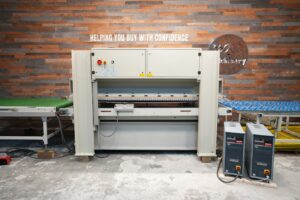 Joos DLP 135 5' x 10' End-Loading Feed-Through Hot Press (W/NEW PLATENS)