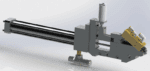 Pillar OTF: High-Speed On-The-Fly CNC Dowel Insertion Machine