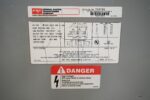 Federal Pacific Model T43T45 - 45 KVA HV: 480V LV: 240/120V Transformer