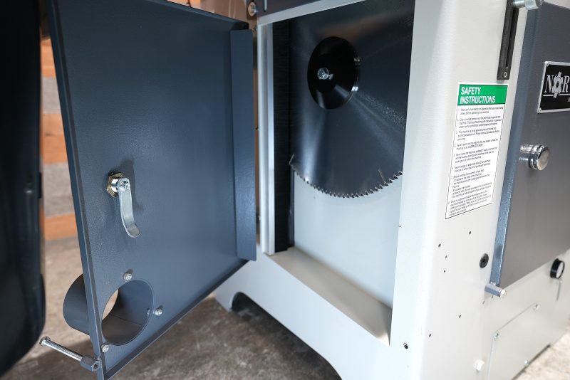 DEMO 2025 (GEN 3) Northtech NT-UCS18L Upcut Saw W/Infeed/Outfeed Tables