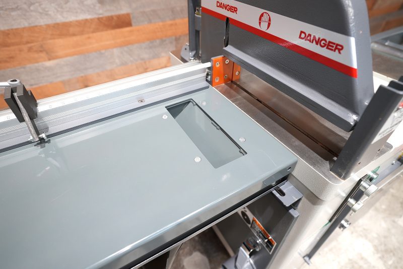 DEMO 2025 (GEN 3) Northtech NT-UCS18L Upcut Saw W/Infeed/Outfeed Tables