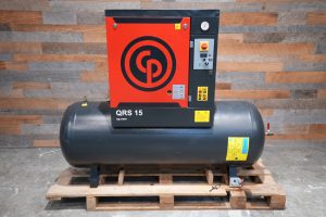Chicago Pneumatic QRS 15 HP, 49.2 CFM at 150 PSI Rotary Screw Air Compressor