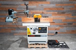 SCM T110 Shaper W/Delta 4 Roll Power Feed